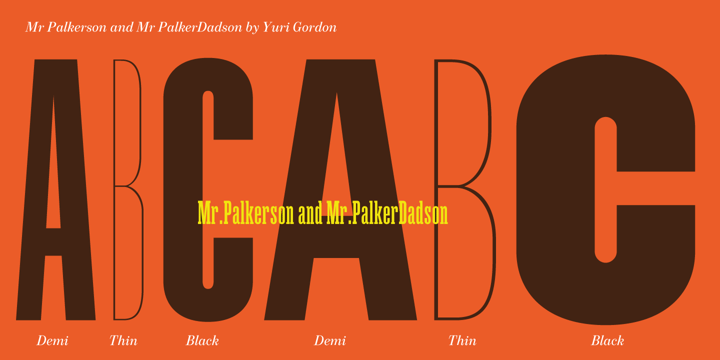 Mr Palker Dadson Font Poster 7