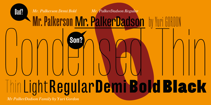 Mr Palker Dadson Font Poster 1