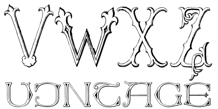 Victorian Alphabets