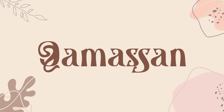 Qamassan Font Poster 1