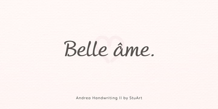 Andrea Handwriting II Font | Webfont & Desktop | MyFonts