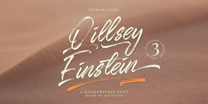 Qillsey Einstein Font Poster 1