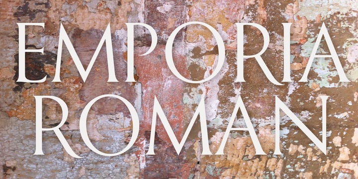Emporia Roman Font Poster 1