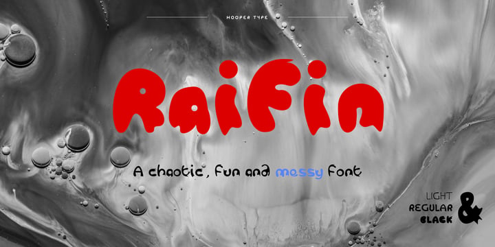 Raifin Font Poster 1