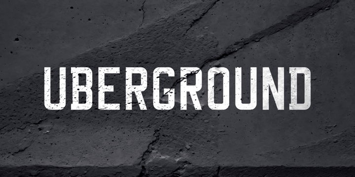 KSW Uberground Font Poster 3