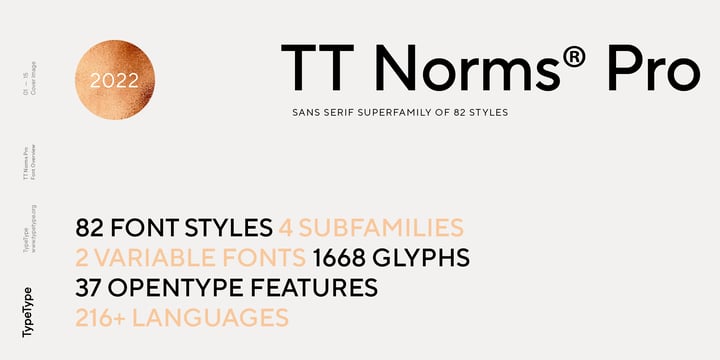 TT Norms Pro Font Poster 1