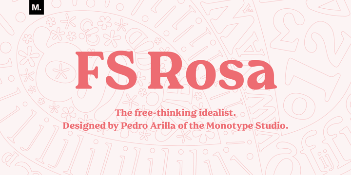 FS Rosa Font Poster 1