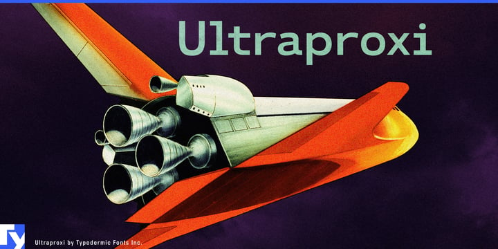 Ultraproxi Font Poster 1