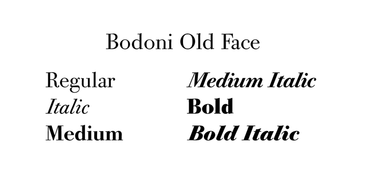 Berthold Bodoni Old Face W1G Font Poster 3
