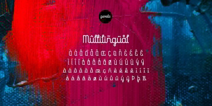 Perola Font Poster 7