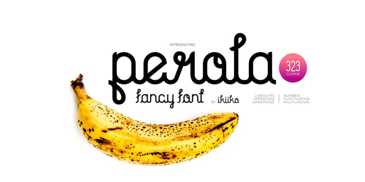 Perola Font Poster 1