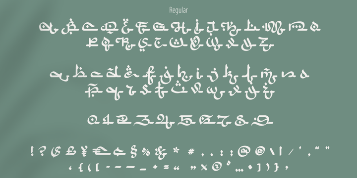 Arabic Script Font Poster 4