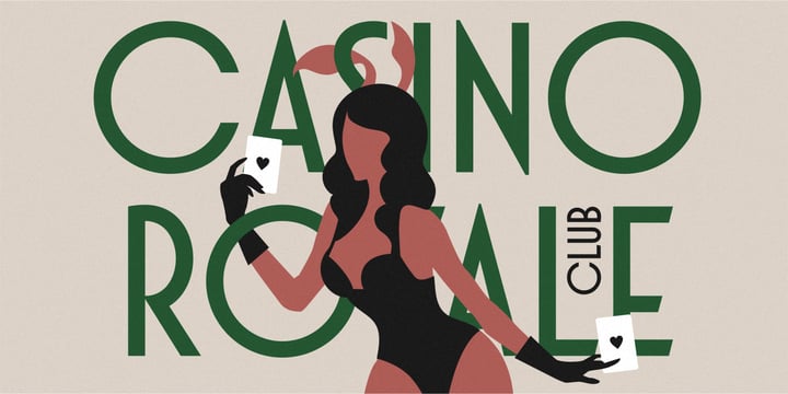 Grand Casino Font Poster 6