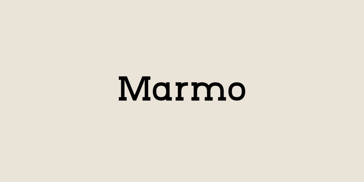 Marmo Font Poster 1