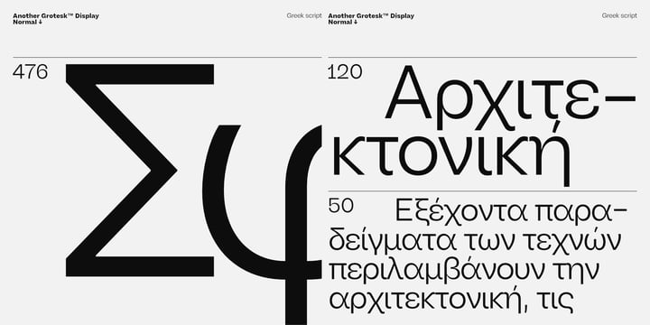 Another Grotesk Font Poster 3