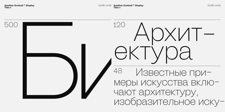 Another Grotesk Font Poster 4