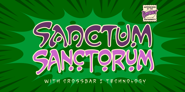 Sanctum Sanctorum Font Poster 1