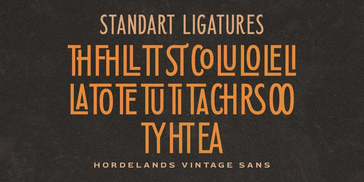 Hordelands Font Poster 3