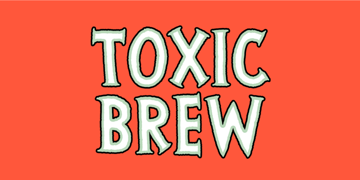 Toxic Brew Font Poster 1