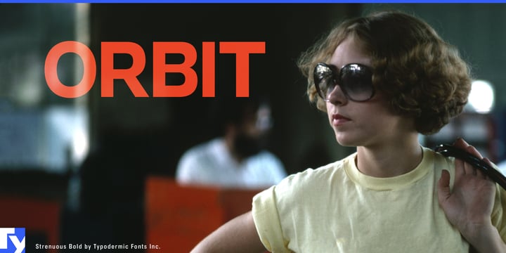 Strenuous Font Poster 7