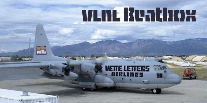 VLNL Beatbox Font Poster 10