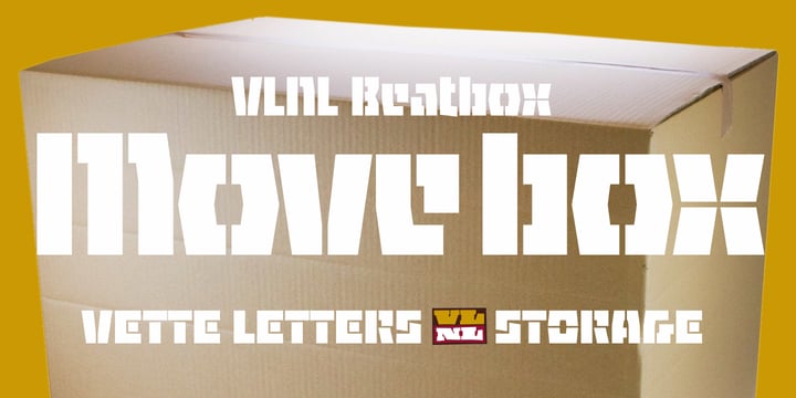 VLNL Beatbox Font Poster 5