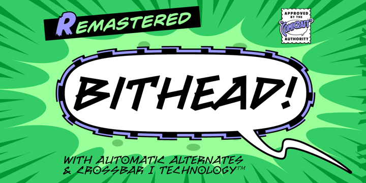 Bithead Font Poster 1