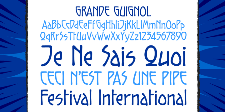 Grand Guignol Font Poster 2