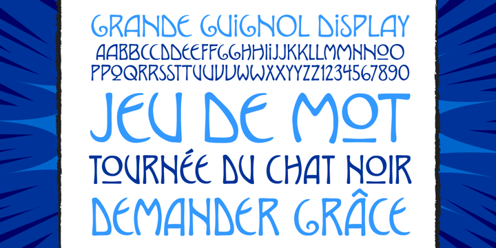 Grand Guignol Font Poster 3