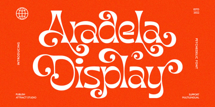 Aradela Display Font Poster 1