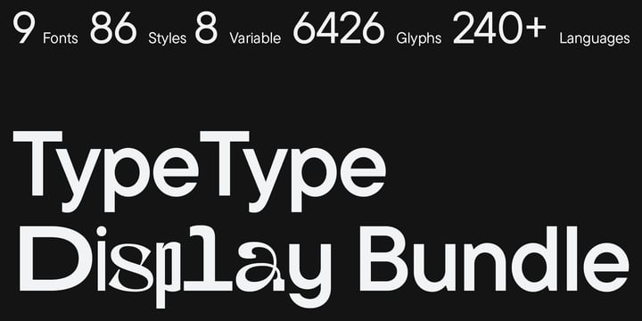 Font Bundles | MyFonts