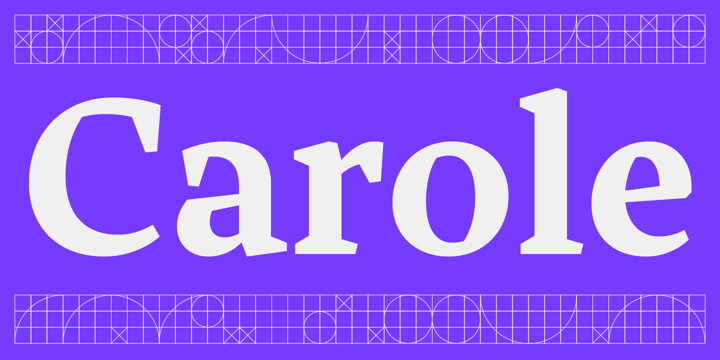 Carole Serif Font Poster 1