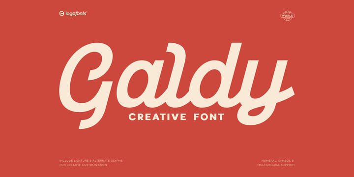 Galdy Font Poster 1
