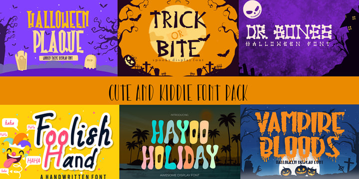 Cute and Kiddie Font Pack Font Poster 4