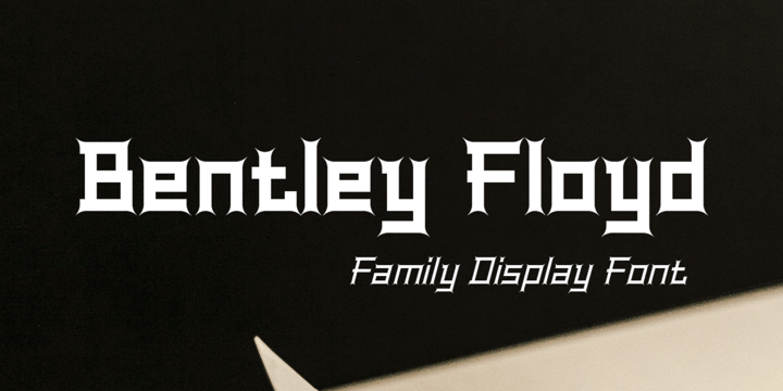Bentley Floyd Font Poster 1