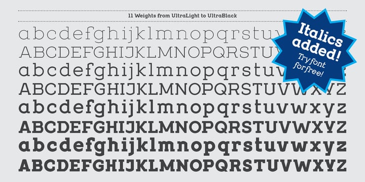 Geometrico Slab Font Poster 5