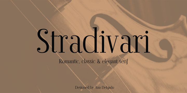 Stradivari Font Poster 1