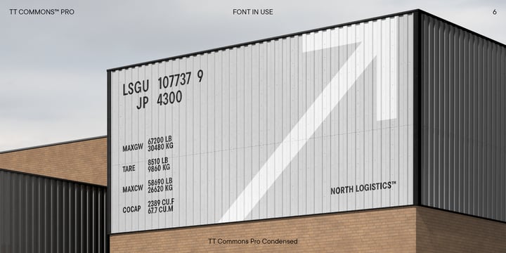 TT Commons Pro Font Poster 6