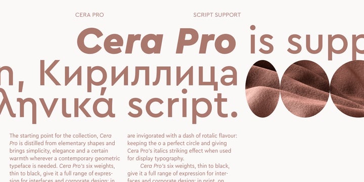 Cera Pro Font Poster 5