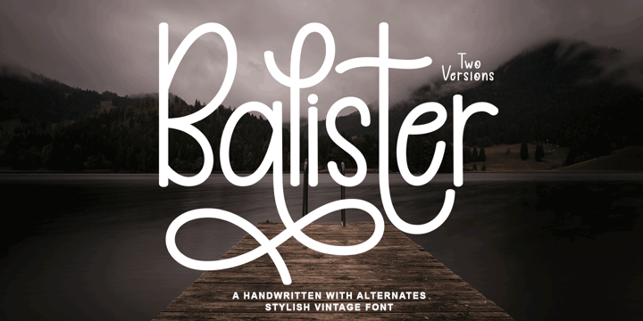 Balister Font Poster 1