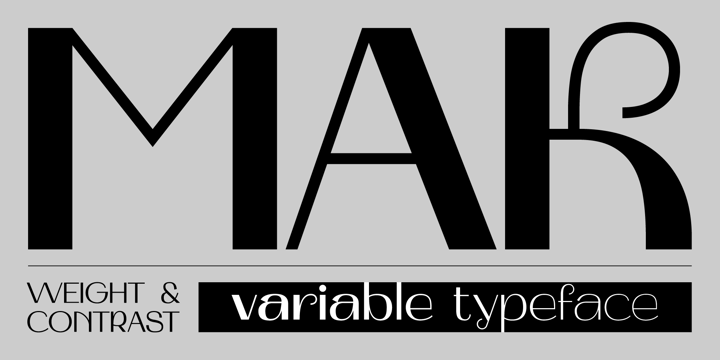 Mak Variable Font Poster 1