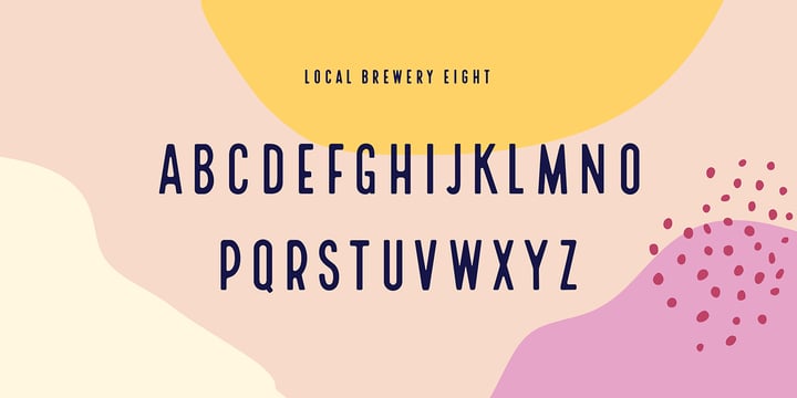 Local Brewery Collection Font Poster 11
