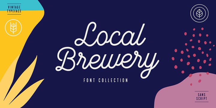Local Brewery Collection Font Poster 1