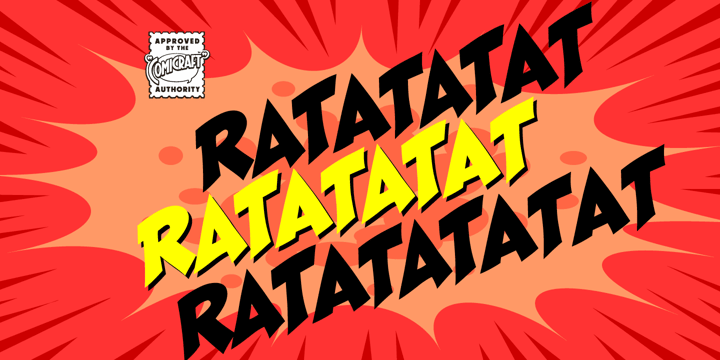 Spectacular Comicraft Sound Effects Font Poster 8