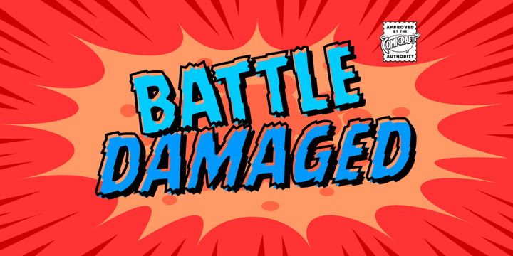 Spectacular Comicraft Sound Effects Font Poster 4