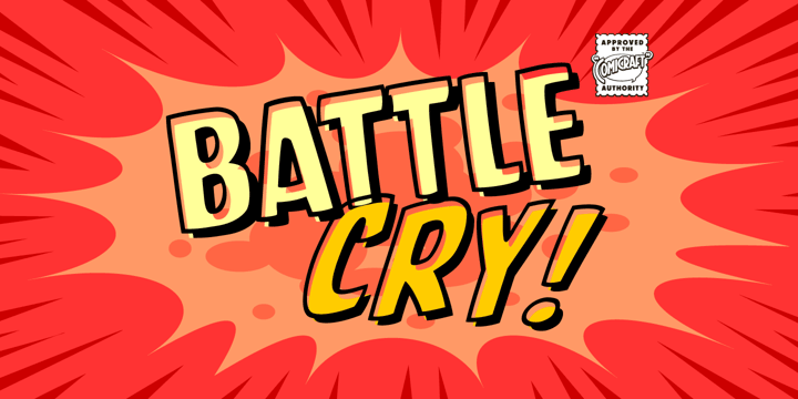 Spectacular Comicraft Sound Effects Font Poster 2