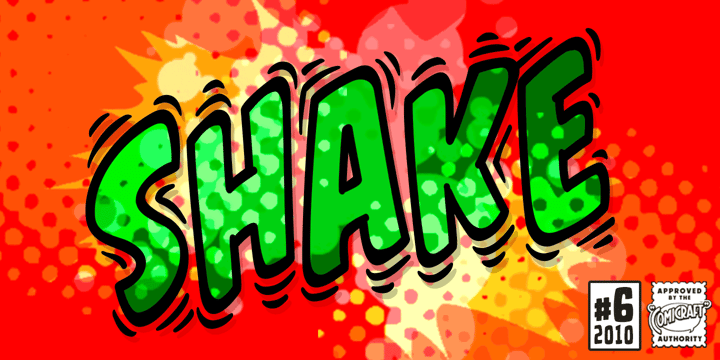 Spectacular Comicraft Sound Effects Font Poster 11