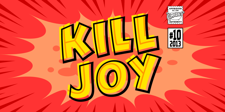 Spectacular Comicraft Sound Effects Font Poster 5