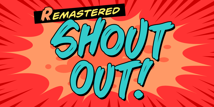 Spectacular Comicraft Sound Effects Font Poster 12