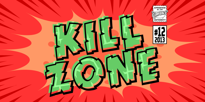 Spectacular Comicraft Sound Effects Font Poster 6